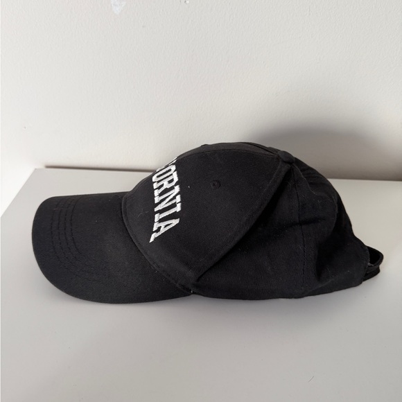 Black California Baseball Cap - Picture 2 of 2